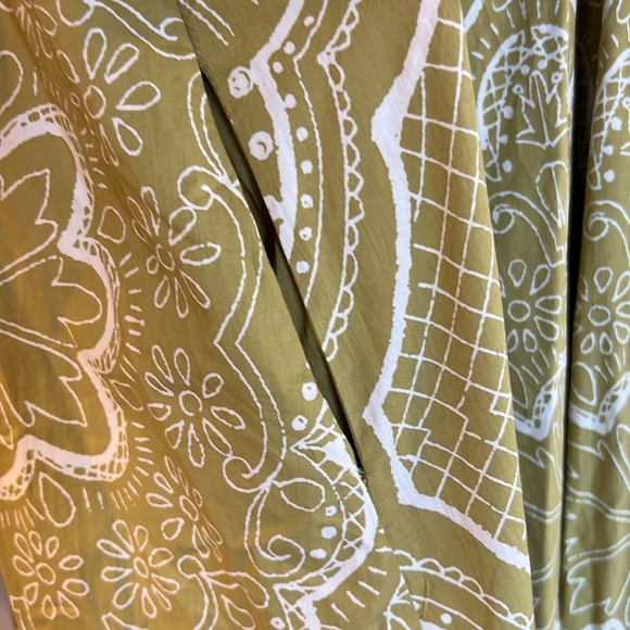 Anthropologie Long-Sleeve V-Neck Dress Multicolor Size M - Picture 11 of 13